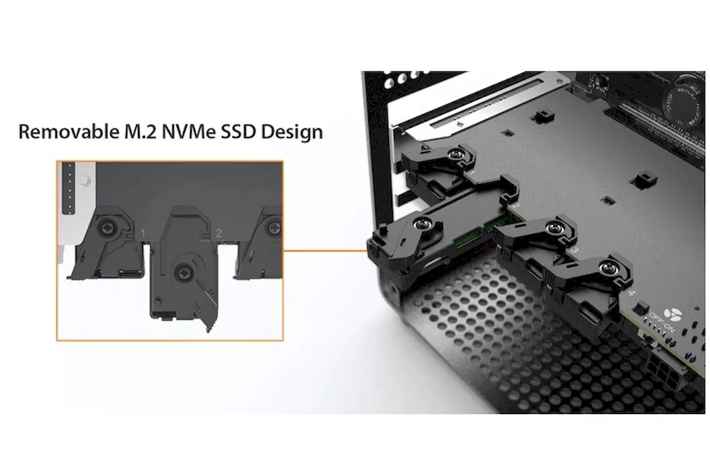 Icy Dock ExpressSlot MB204MP-B permite usar 4 SSDs m.2