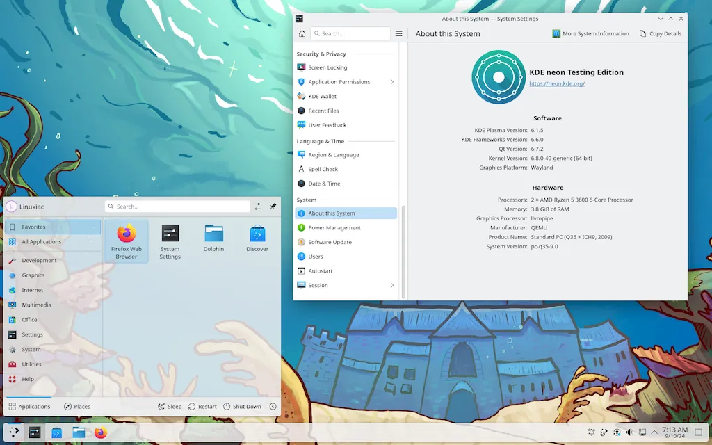 KDE Plasma 6.1.5 lançado com mais correções de bugs