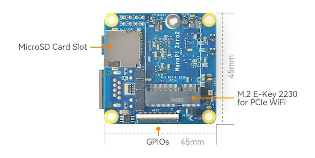 NanoPi Zero2, um mini PC com conector M.2 2230