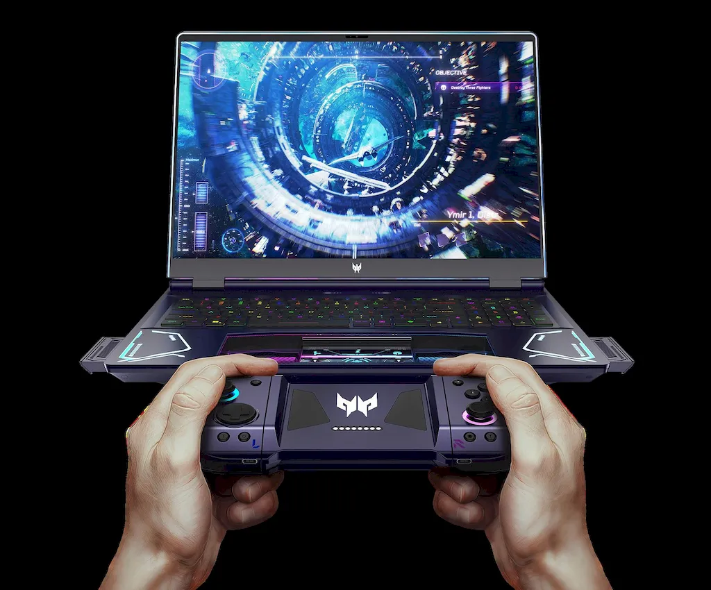 Project DualPlay, um conceito de laptop gamer da Acer