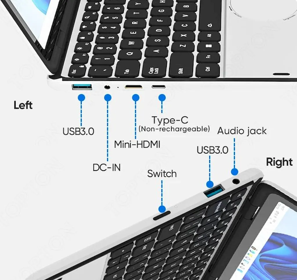 Topton L20 360° Yoga, um laptop conversível barato com Intel N100