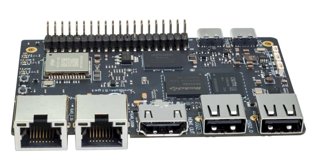 Banana Pi BPI-M1S, um PC de placa única com chip RK3528