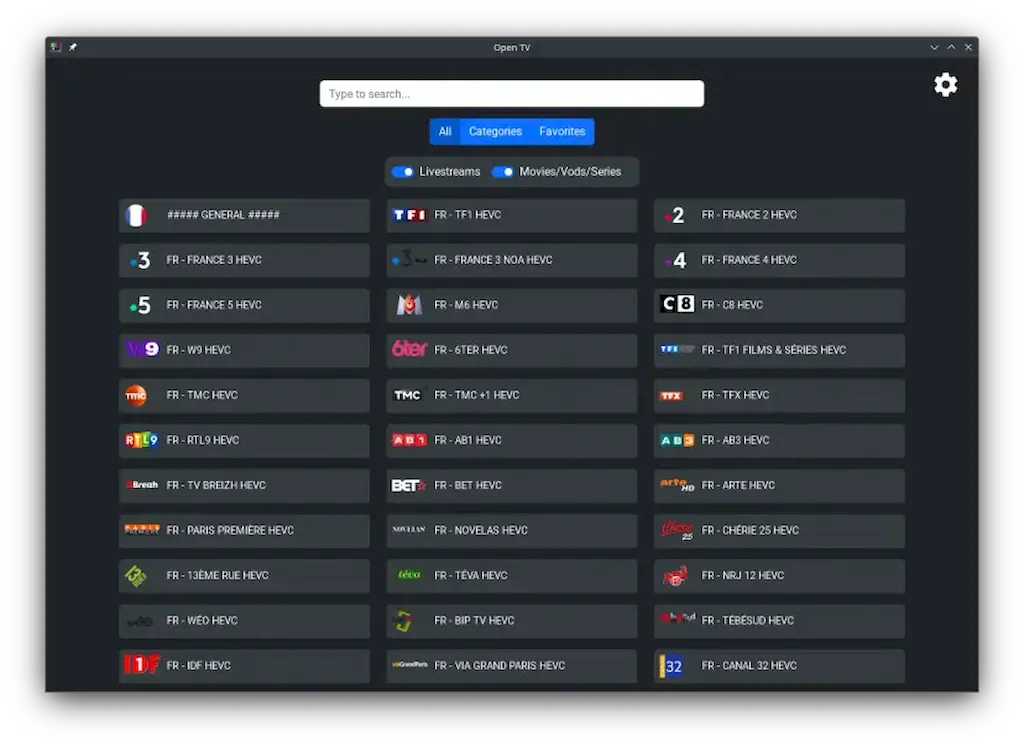 Como instalar o cliente IPTV Open TV no Linux via Flatpak