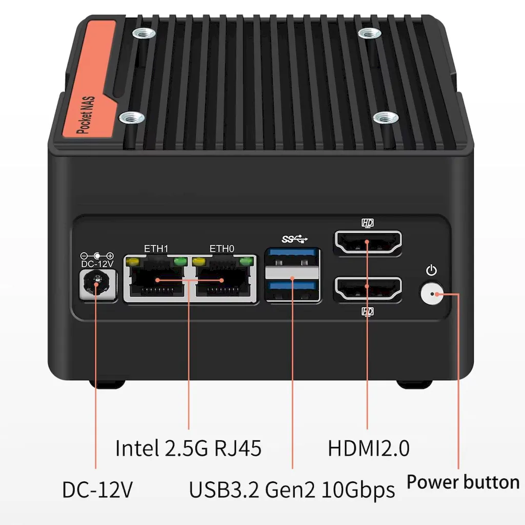 CWWK X86-P5, um mini PC barato com duas portas LAN 2.5 GbE