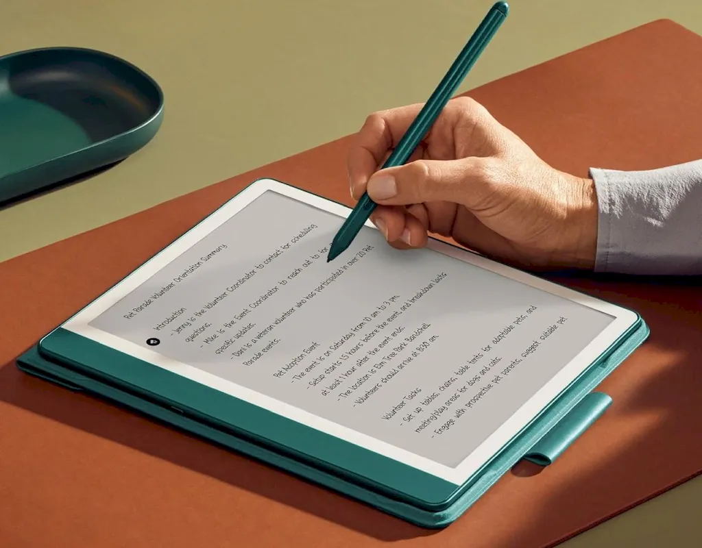 Kindle Scribe 2024 oferece experiência de escrita mais paper-like