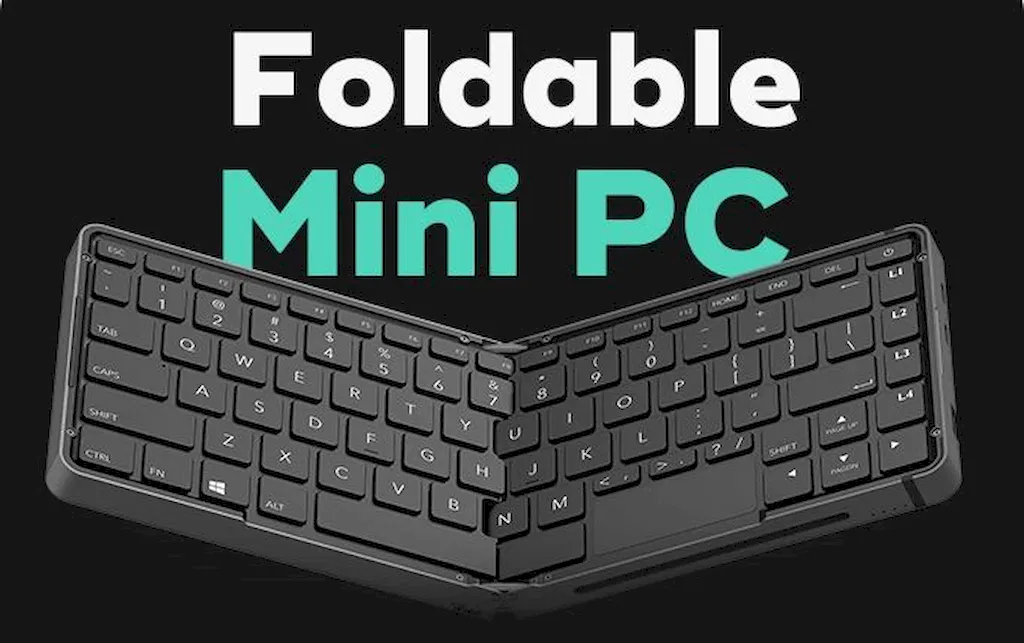 Lunar 2-in-1, um teclado dobrável que é um mini PC completo