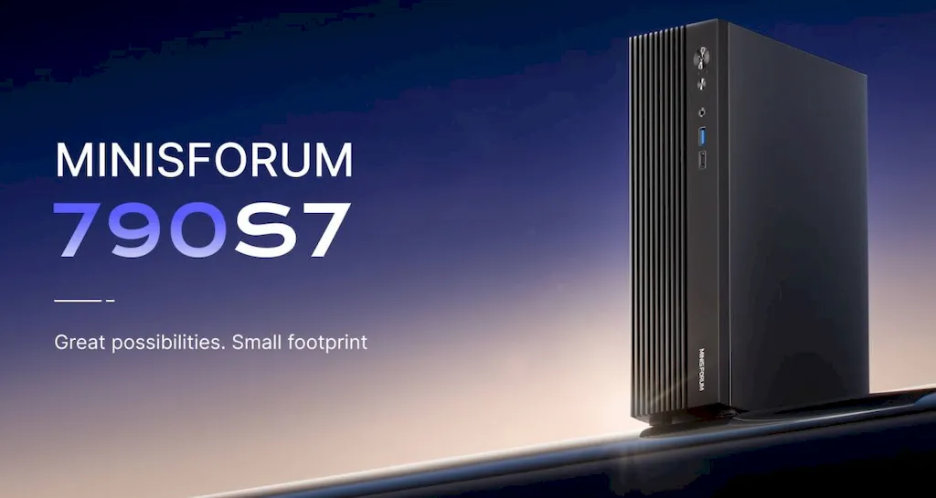 MINISFORUM 790S7 e 129i7 suportam GPUs discretas low-profile