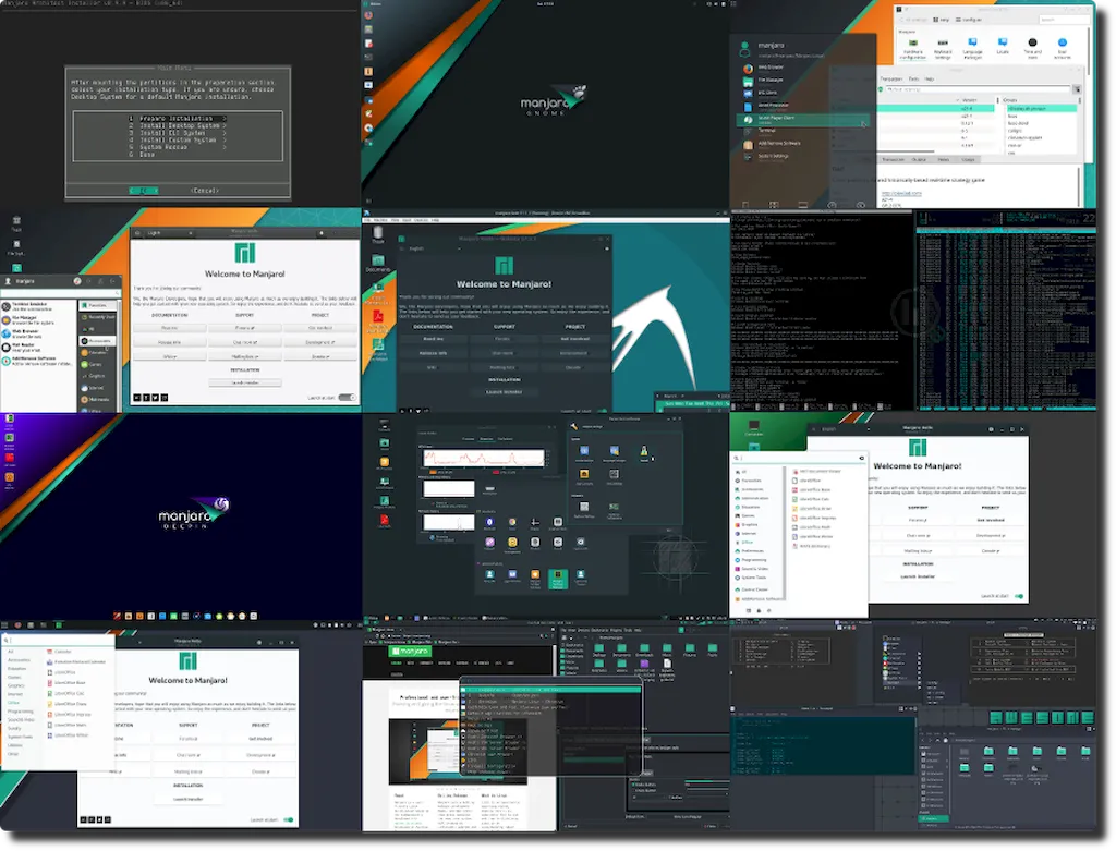 Variantes do Manjaro Linux, conheça e escolha o melhor para você