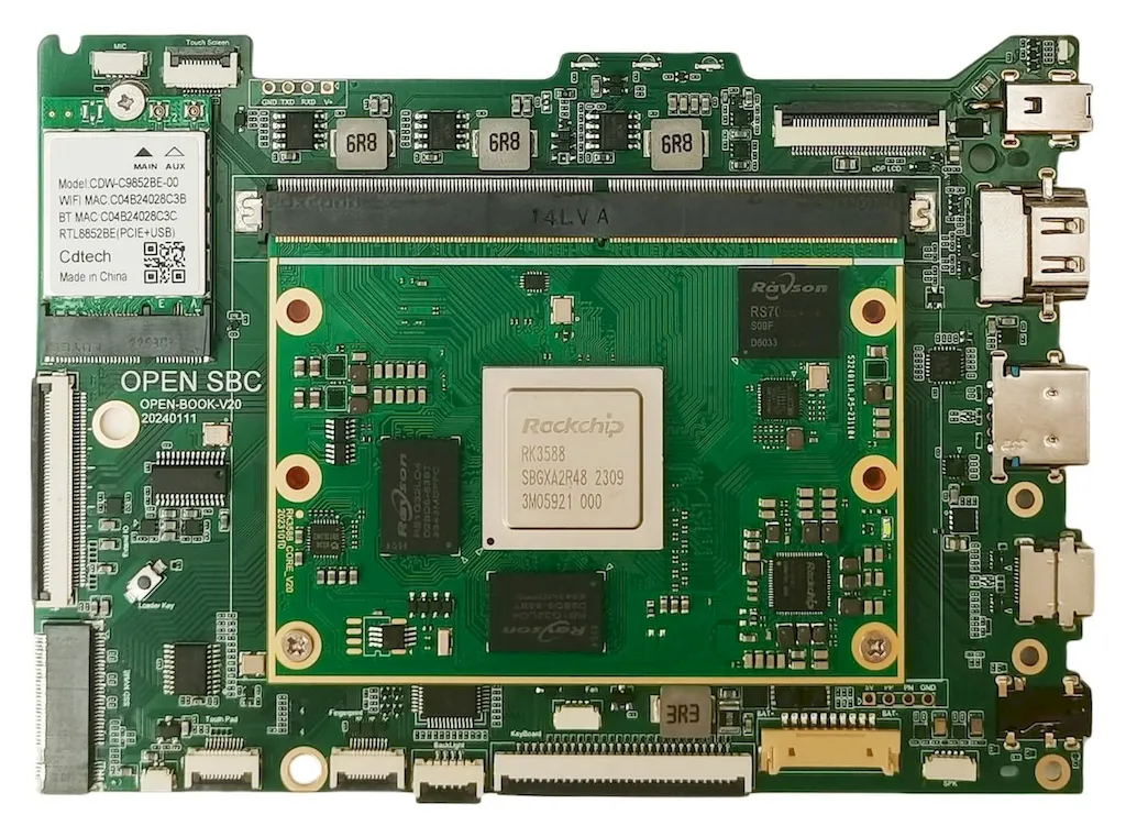 GenBook RK3588, um laptop Linux modular com design atualizável