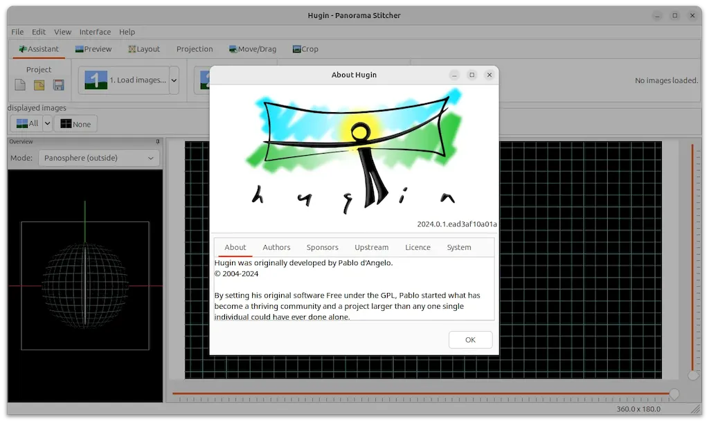 Hugin 2024.0.1 lançado com melhorias e correções