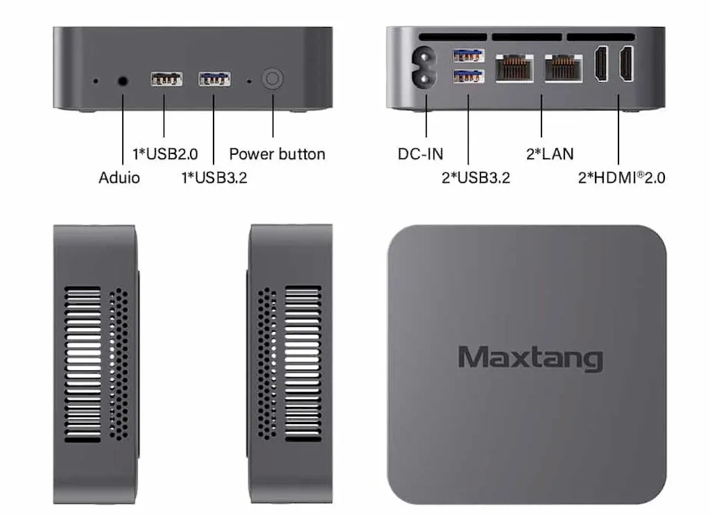 MAX-N100, um mini PC Intel N100 com uma fonte integrada