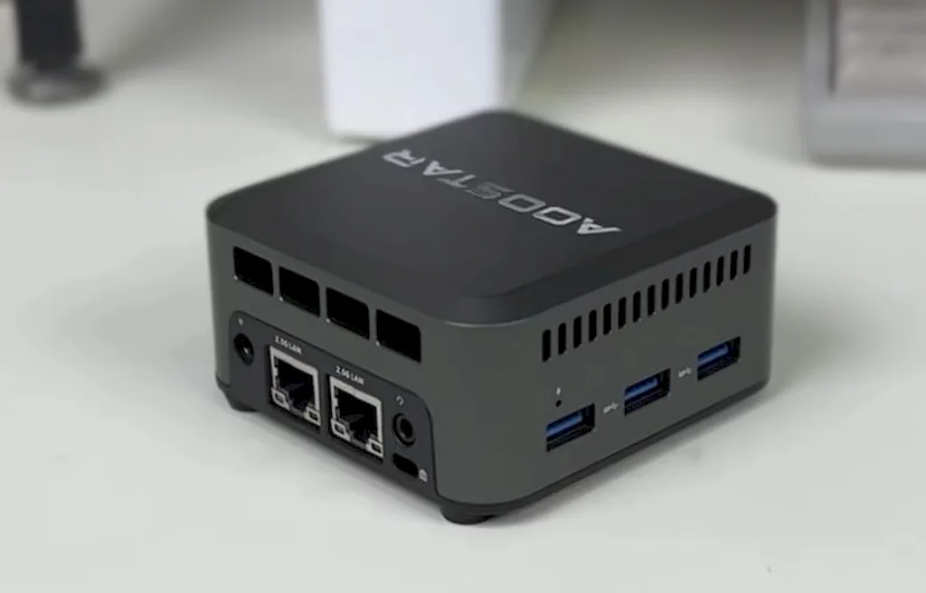 Mini PC da AOOSTAR vem com chip Intel N100 e muitos recursos