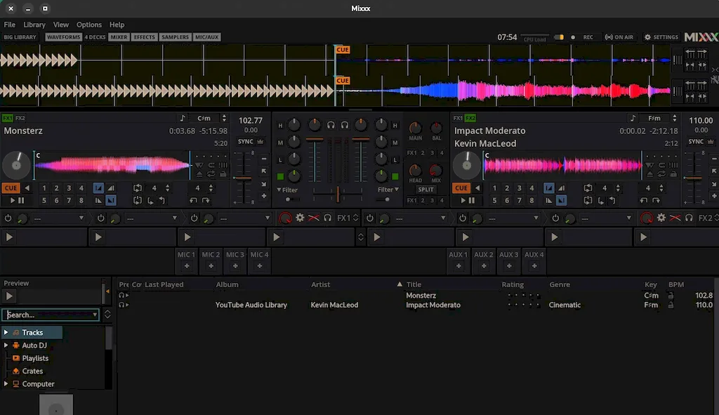 Mixxx 2.4.2 lançado com suporte para mais controladores