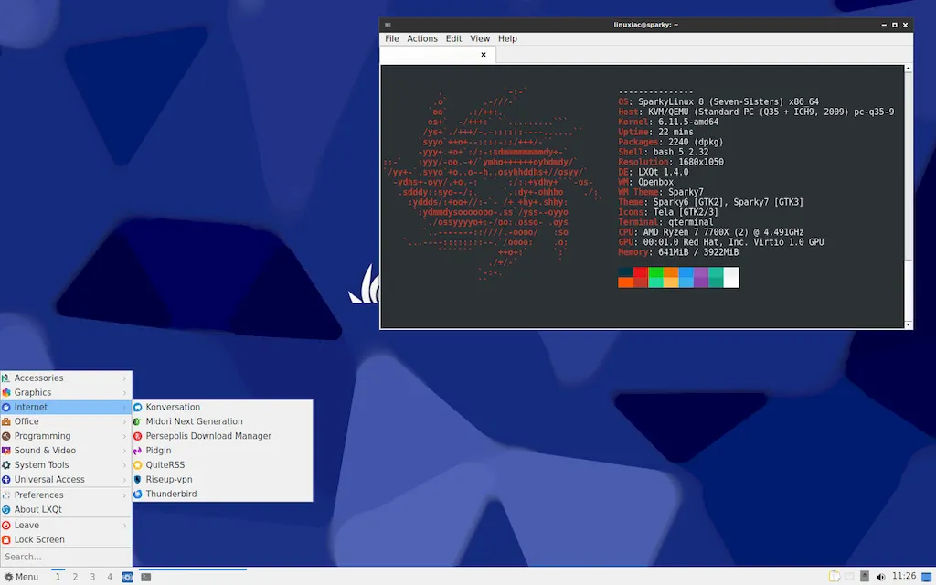 SparkyLinux 2024.11 lançado com os pacotes Debian atualizados