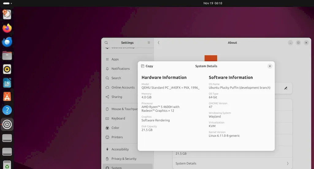 Ubuntu 25.04 Daily Build já está disponível para download