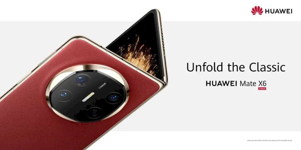 Anunciada a variante global do dobrável Mate X6 da Huawei