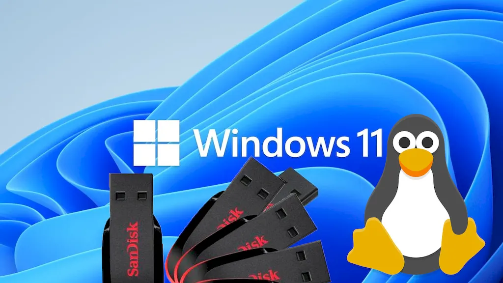 Como criar um pendrive bootável do Windows 11 no Linux