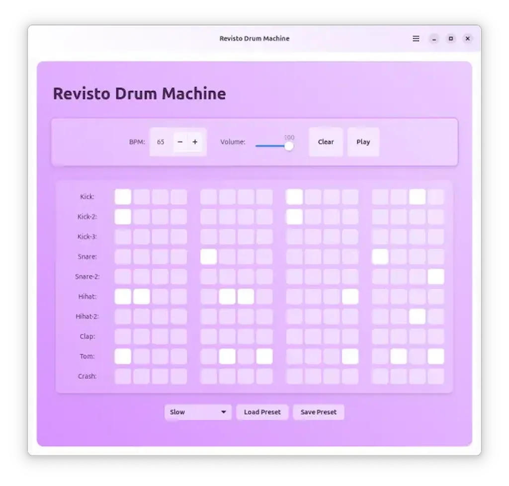 Como instalar o app de bateria Drum Machine no Linux via Flatpak