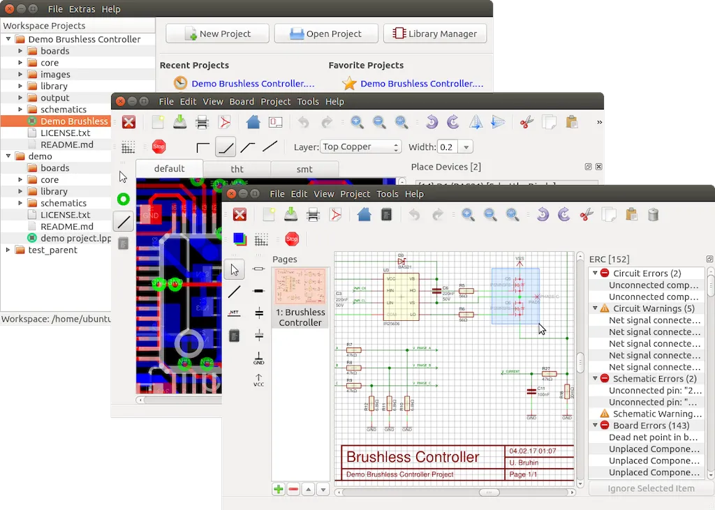 Como instalar o editor de circuitos LibrePCB no Linux via Snap