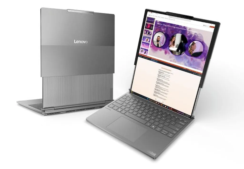 Laptop da Lenovo com tela rolável pode ser lançado em 2025