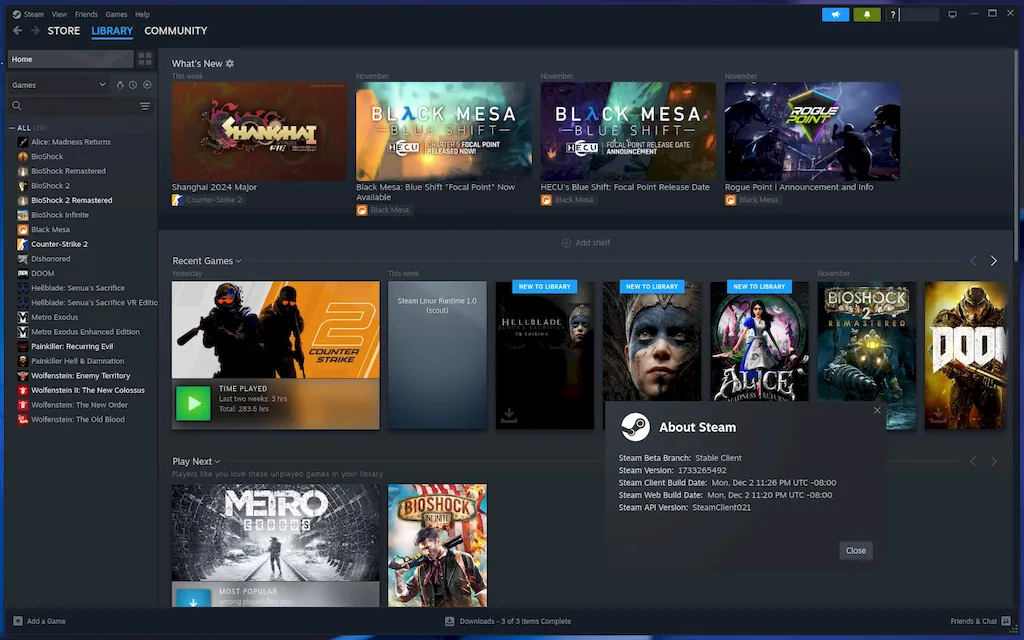 Steam Client de Dezembro: Novidades para Gravação de Jogos e Melhorias no Cliente