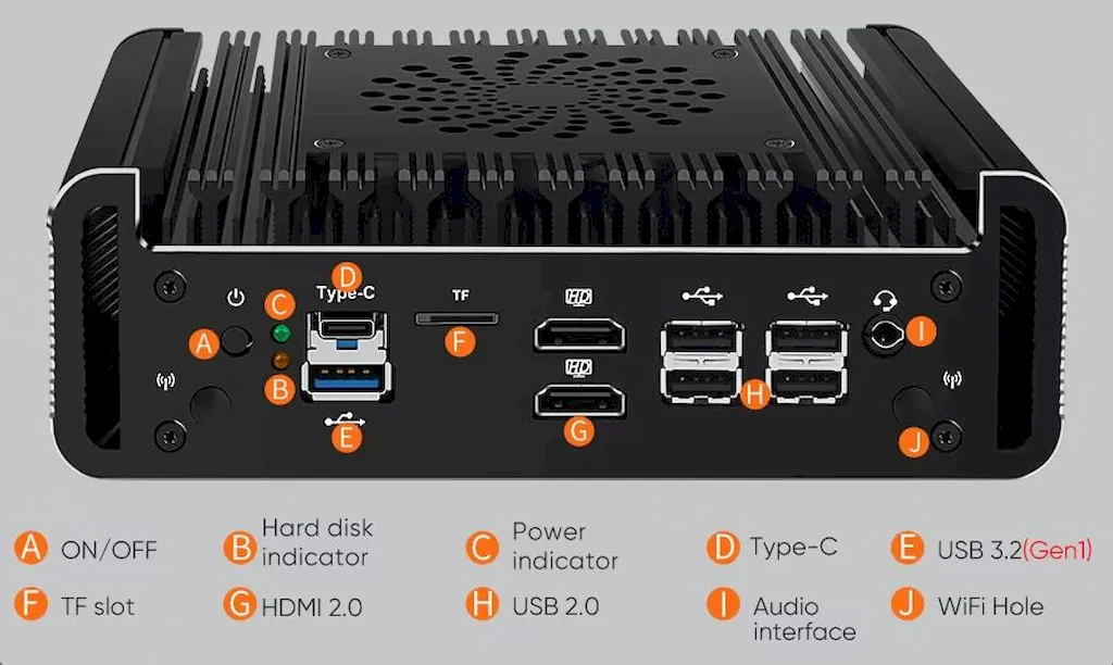 Topton X4H-XL, um mini PC Alder Lake-N com 4 portas LAN