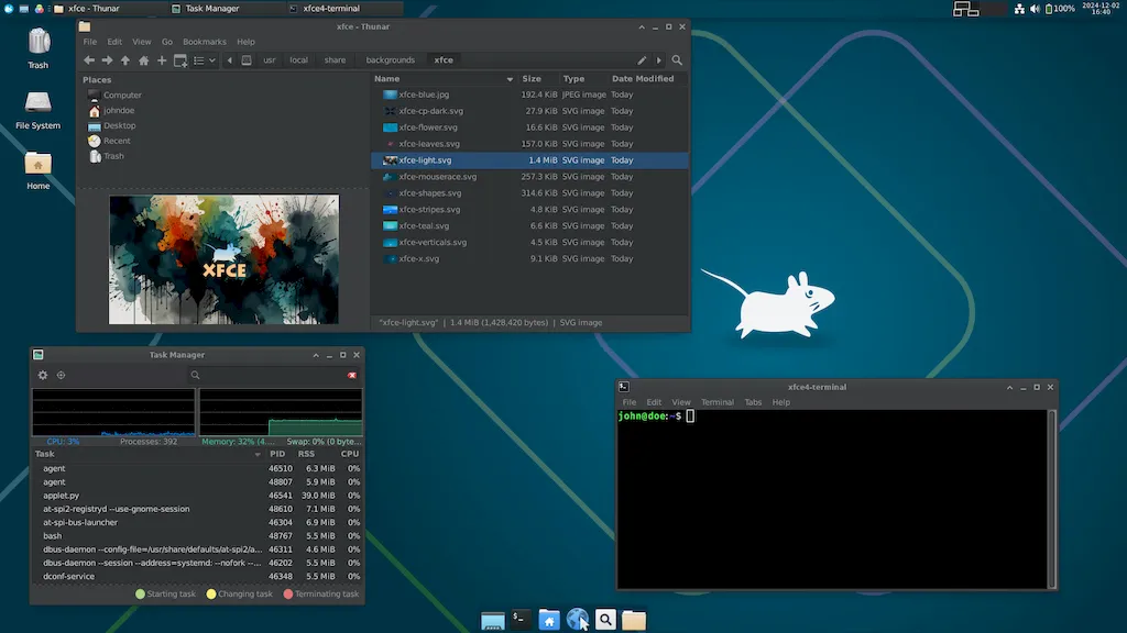 Xfce 4.20 lançado com novos recursos e melhorias