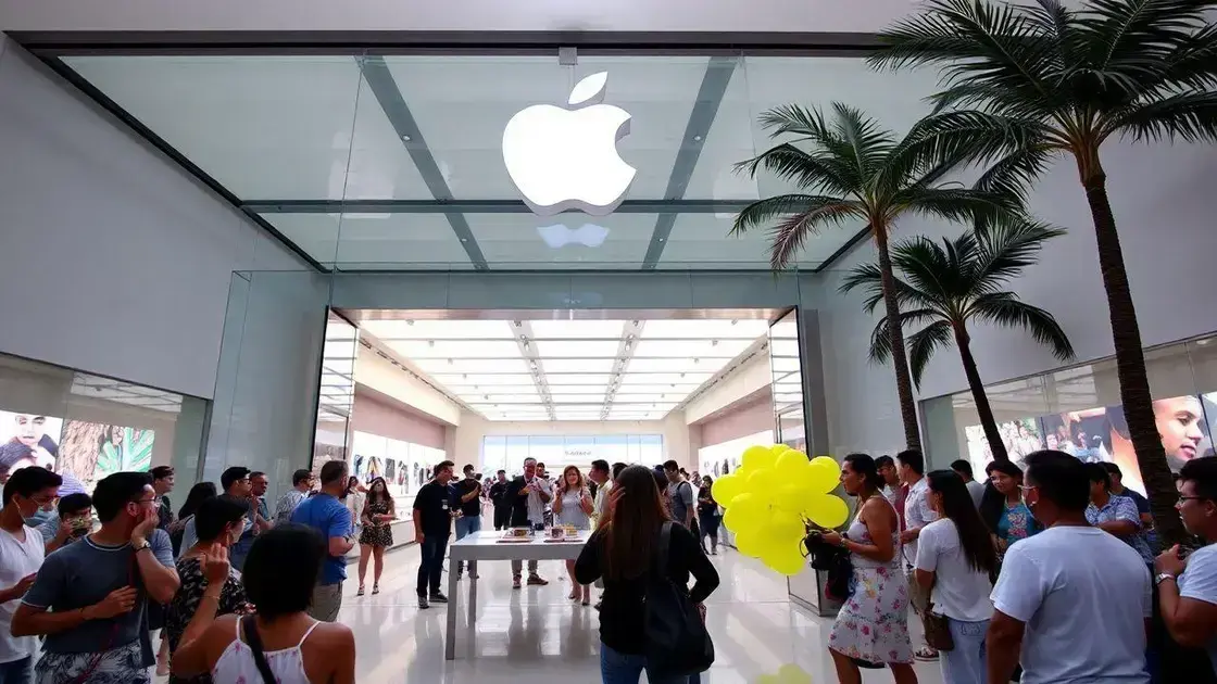 Abertura do Apple Store em Miami