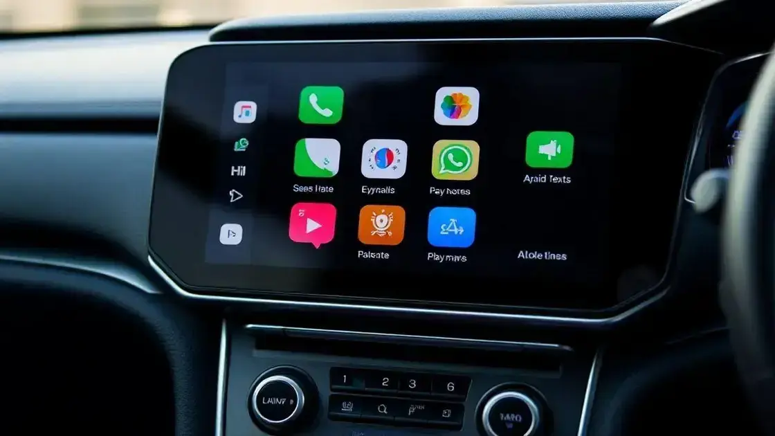 Apple CarPlay 2.0: Widgets que Transformam o Painel