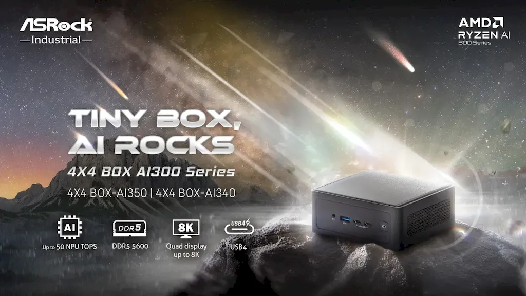 ASRock BOX AI300: Mini PCs com AMD Krackan Point