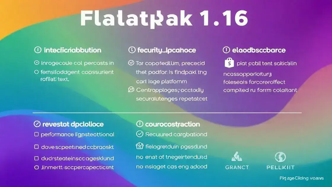 Novidades do Flatpak 1.16