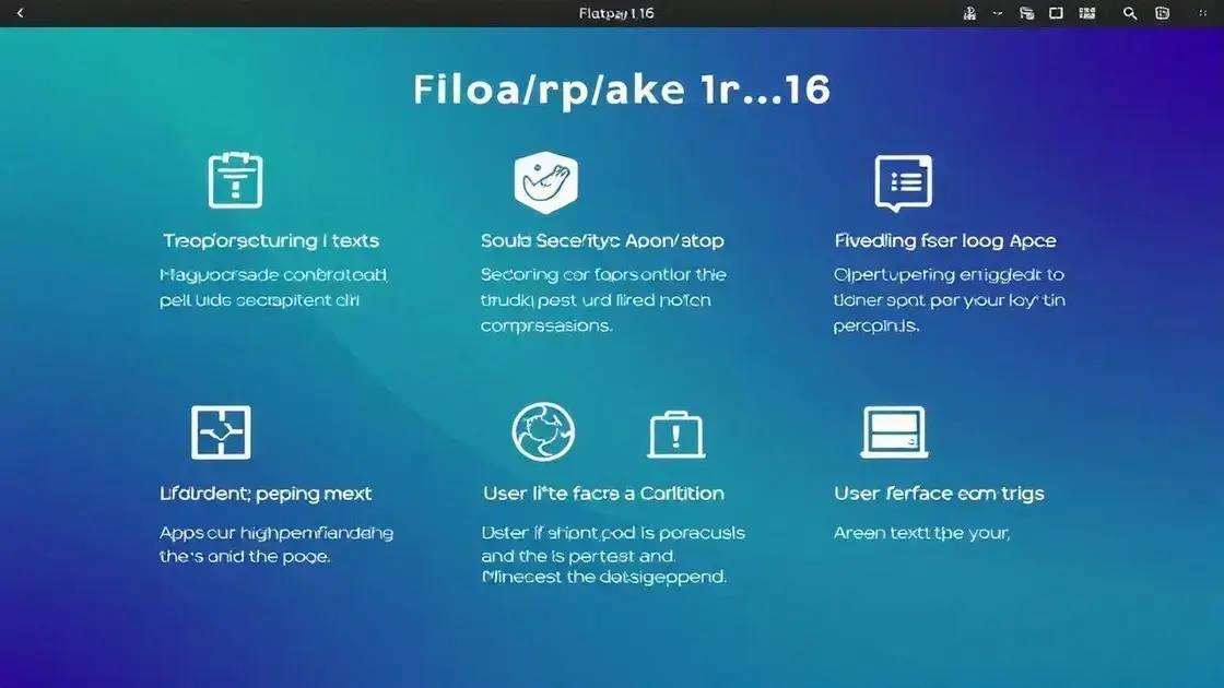 Novidades do Flatpak 1.16