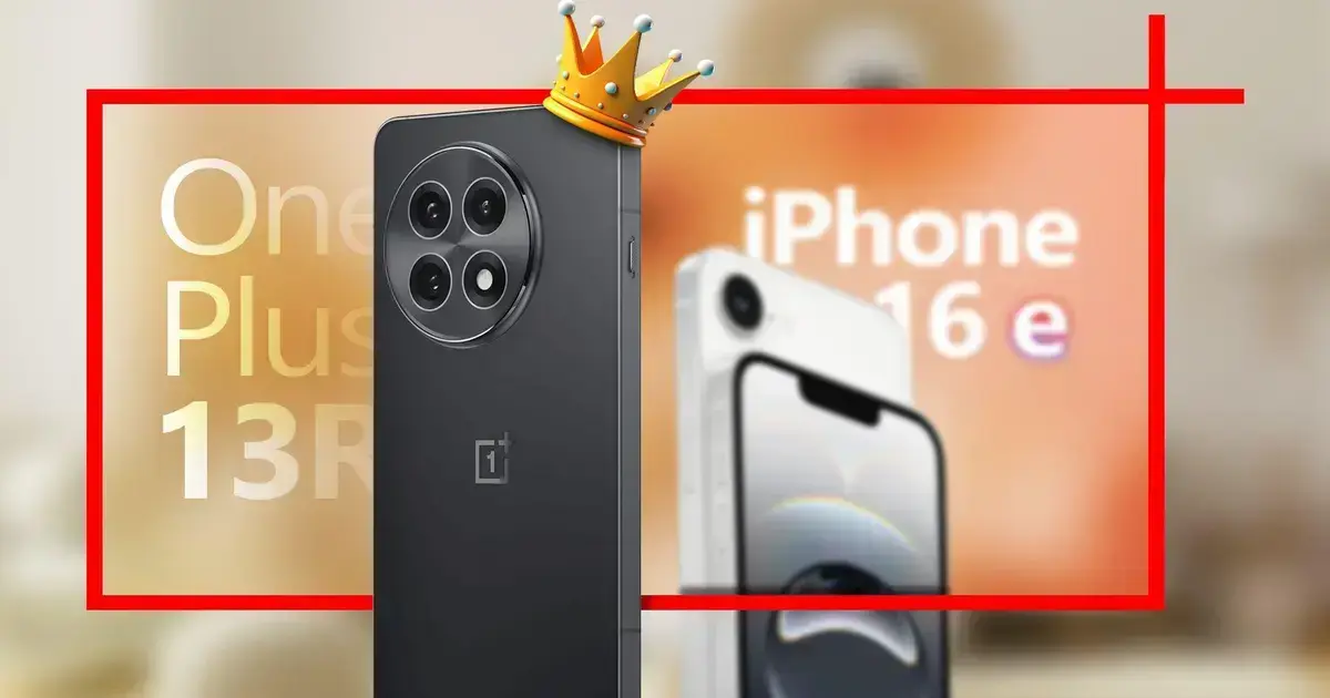 Por que o OnePlus 13R é uma compra inteligente em comparação ao iPhone 16e