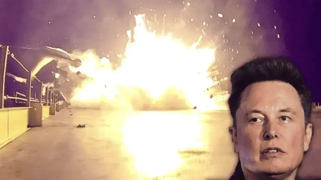 SpaceX enfrenta nova falha com a explosão do Starship durante teste
