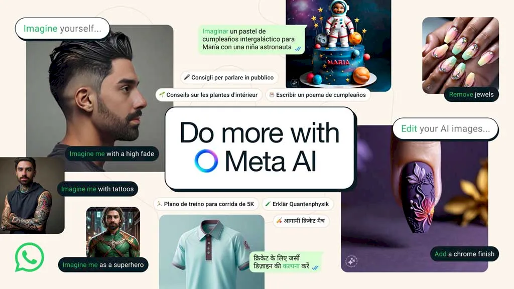 WhatsApp agora permite criar fotos de perfil com Meta AI