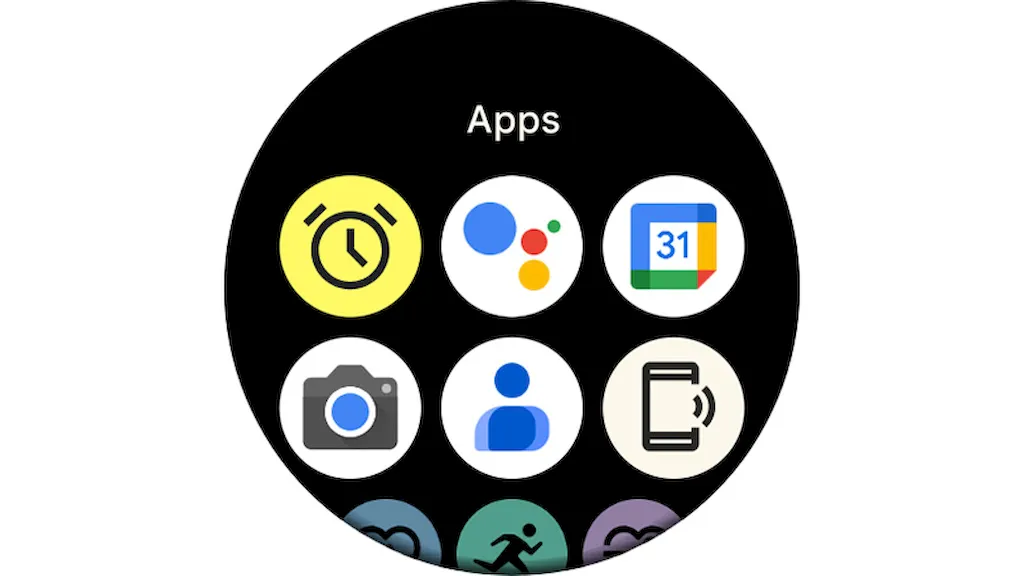 Como mudar para a visualização em grid no Google Pixel Watch