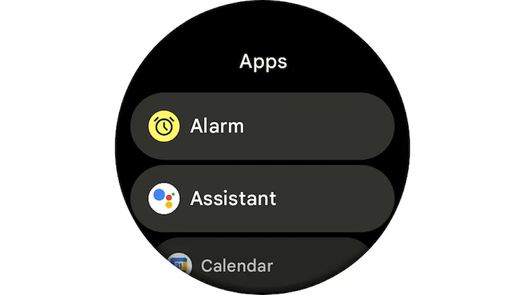 Como mudar para a visualização em grid no Google Pixel Watch