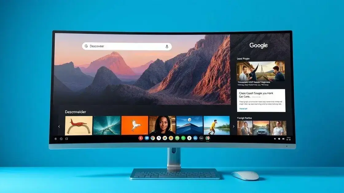 Google Discover chega ao Google Desktop: uma nova experiência de busca