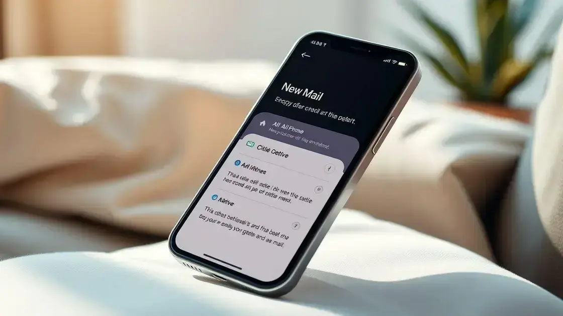 iOS 18.5 traz recurso útil de e-mail que finalmente sai do modo oculto