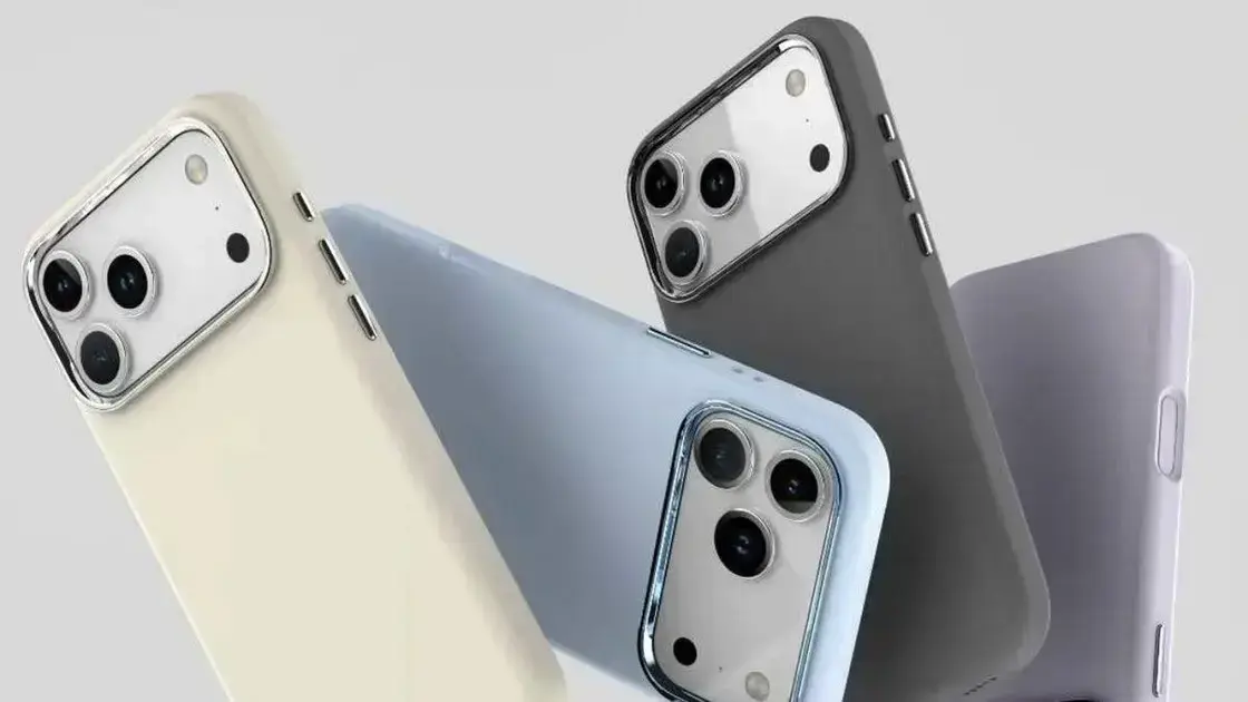 iPhone 17 Pro brilha em renders com capas coloridas