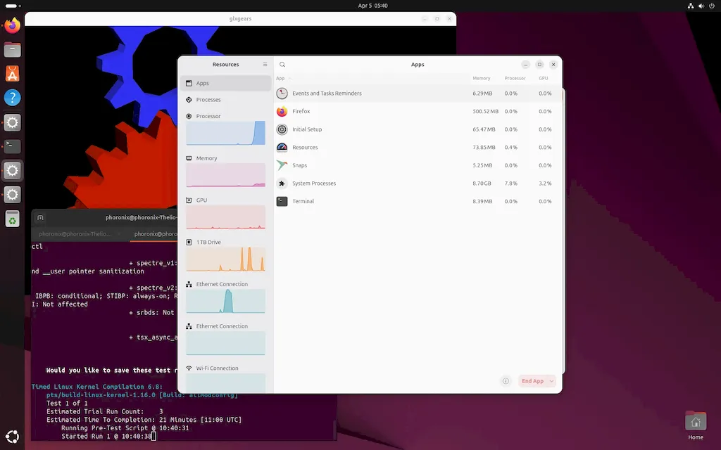 Monitor de Sistema 1.8 para GNOME Impulsiona Desempenho