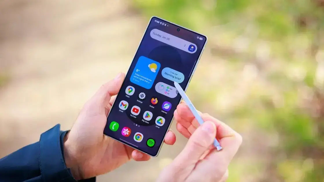 Samsung pode deixar S Pen sem alojamento no Galaxy S26 Ultra