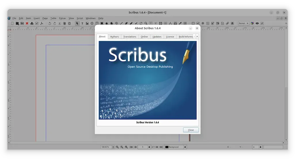 Scribus 1.6.4 traz novas funções para scripts Python e melhorias no Ubuntu