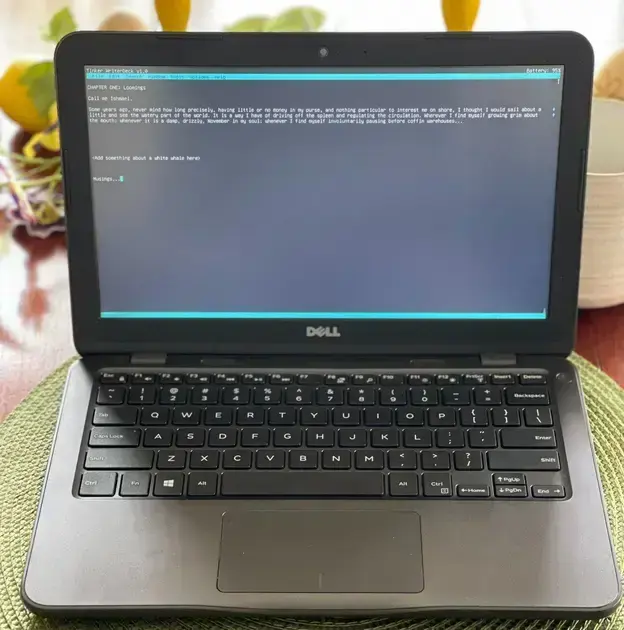 Transforme seu velho laptop em uma máquina de escrita sem distrações