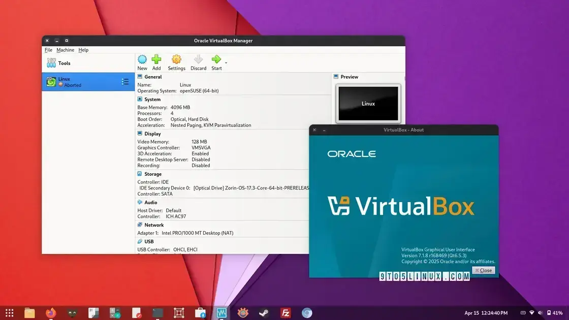 VirtualBox 7.1.8 traz suporte inicial ao Linux Kernel 6.14