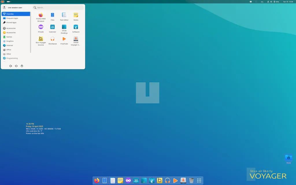 Descubra o Voyager 25.04: a Revolução Linux em Dual Desktop